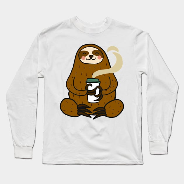 Sloth Long Sleeve T-Shirt by baha2010